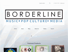 Tablet Screenshot of borderlinemusic.com